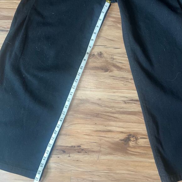 Dazy Black High Rise Wide Leg Denim Jean Pants Size Medium - Picture 4 of 6
